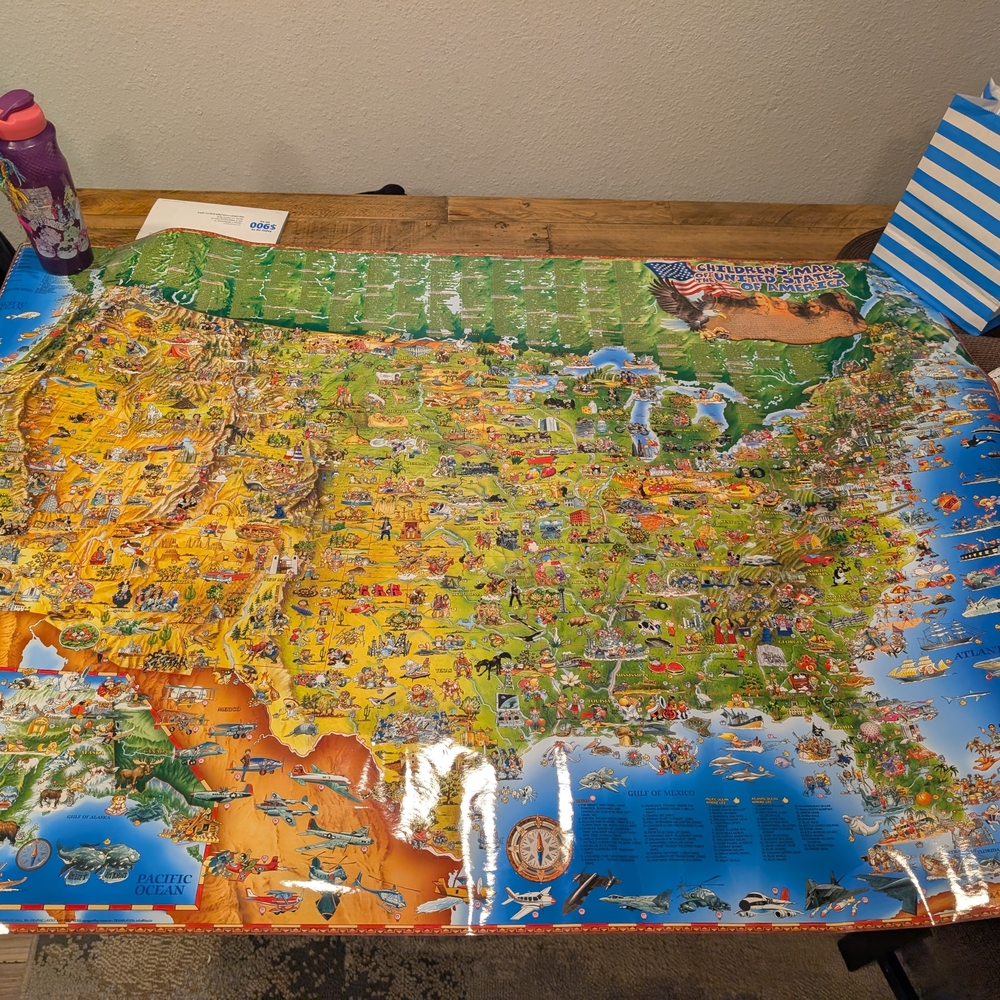 Vibrant Blue World Map Collection - Picture 4 of 4